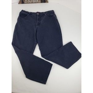 Gloria Vanderbilt Women's  Jeans 16 Short Black Straight Fast Shipping